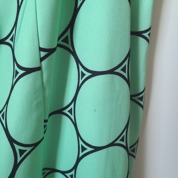 Dress Barn Mint Green Circle Print Sleeveless Sheath Dress Size 20W - Picture 4 of 10